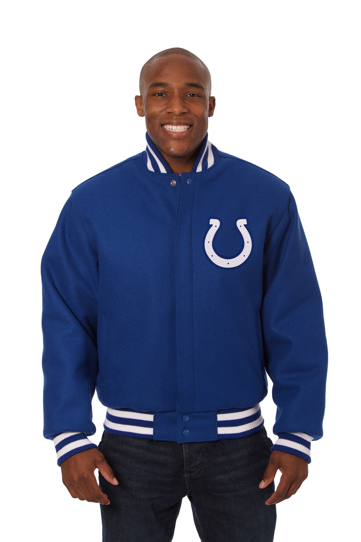Indianapolis Colts Embroidered Wool Jacket