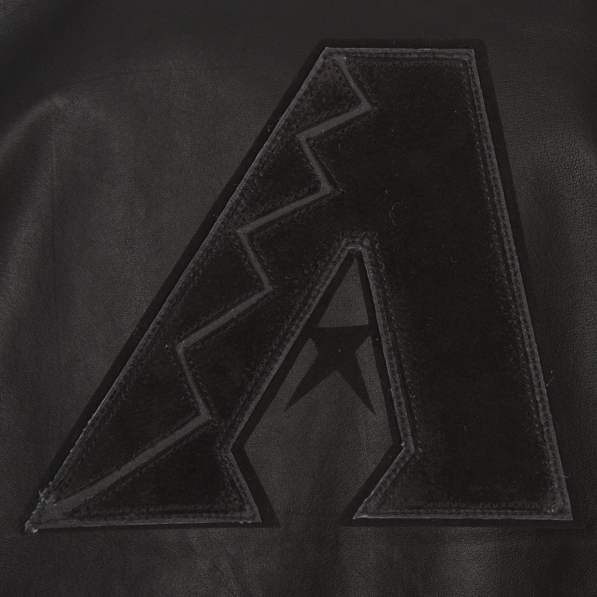 ARIZONA DIAMONDBACKS FULL LEATHER JACKET - BLACK/BLACK