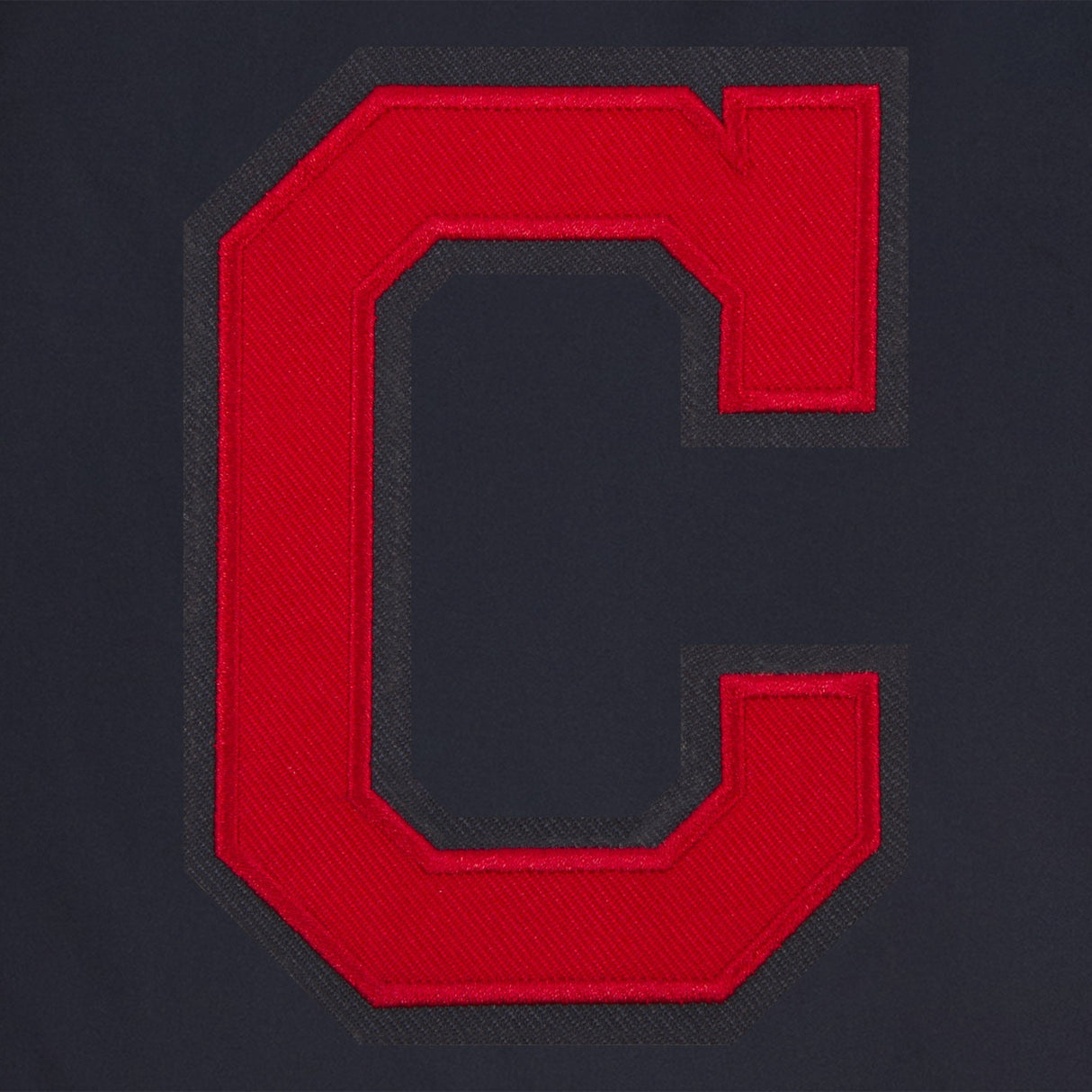 CLEVELAND GUARDIANS REVERSIBLE WOOL JACKET - NAVY