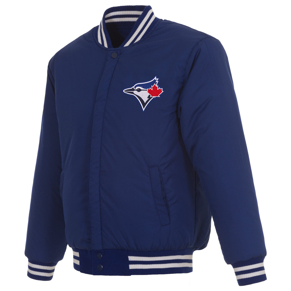 TORONTO BLUE JAYS REVERSIBLE WOOL JACKET - ROYAL