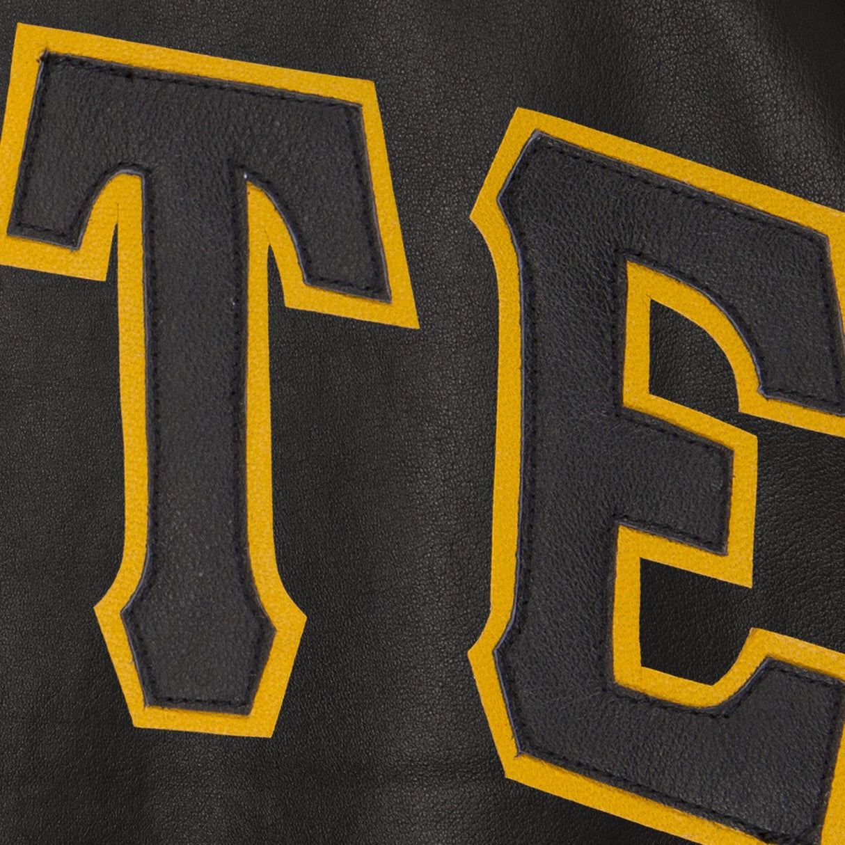 PITTSBURGH PIRATES FULL LEATHER JACKET - BLACK