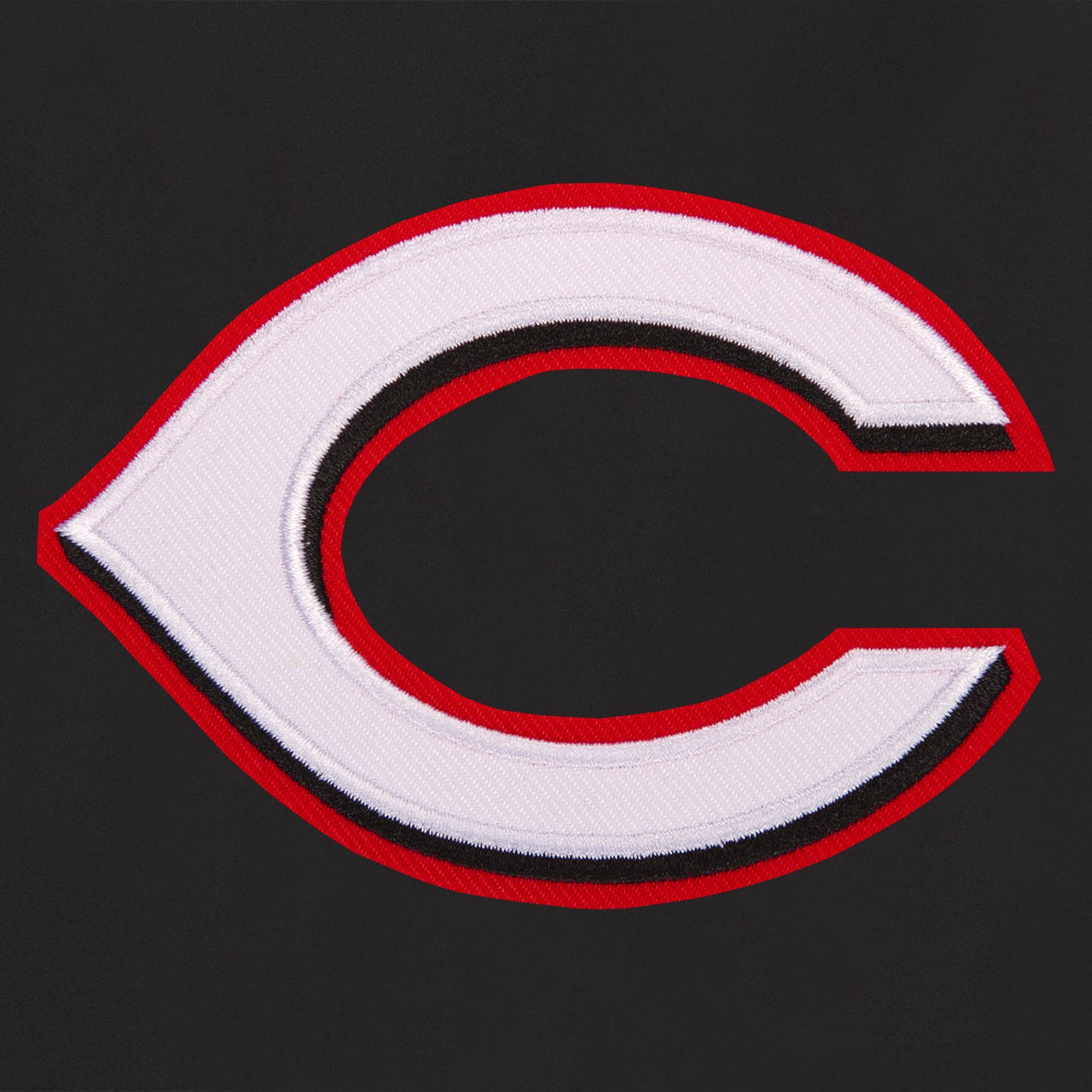 CINCINNATI REDS REVERSIBLE WOOL JACKET - BLACK