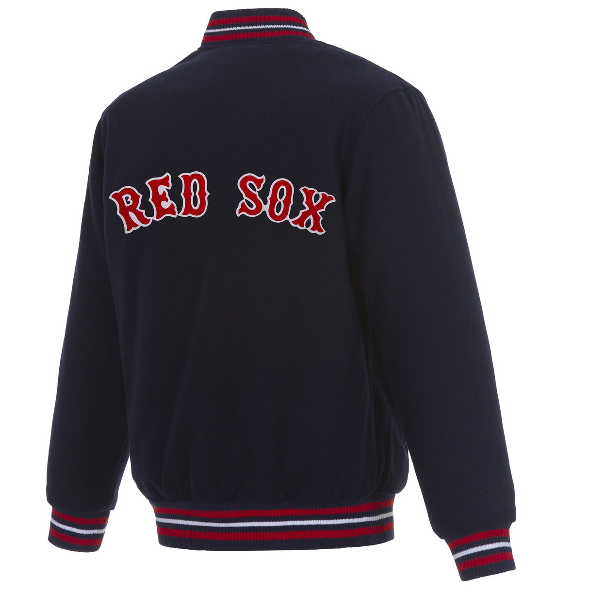 BOSTON RED SOX REVERSIBLE WOOL JACKET - NAVY