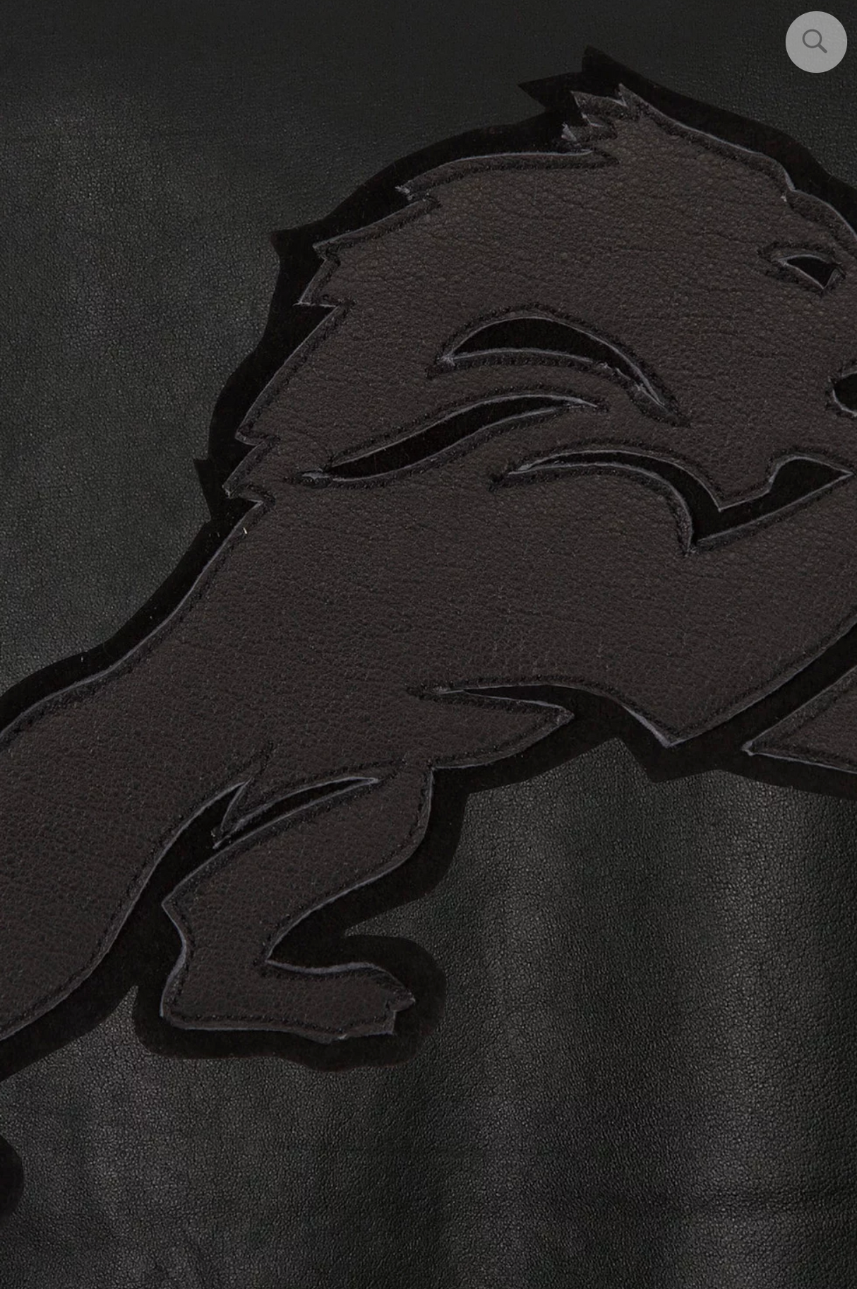 Detroit Lions Hand Crafted Leather Tonal Jacket