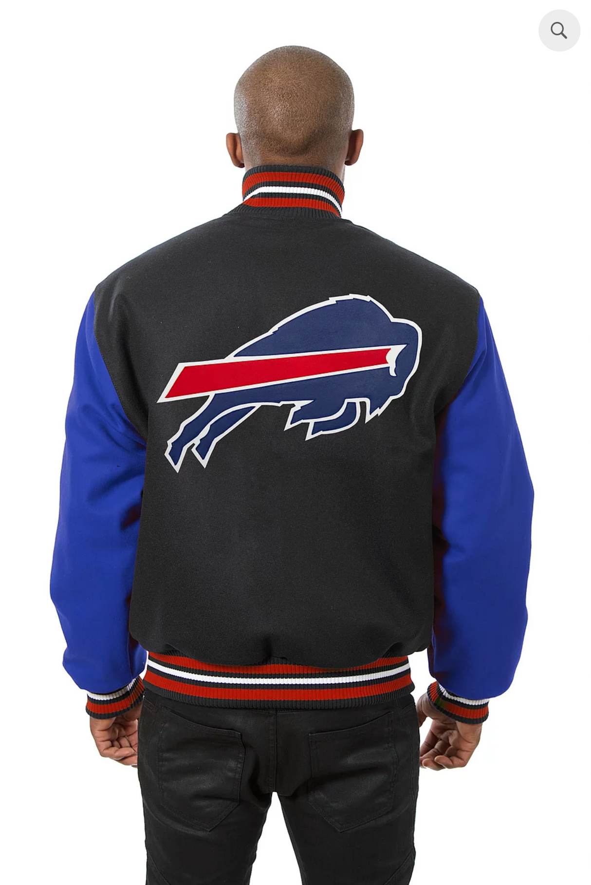 Buffalo Bills All Wool Two-Toned Jacket with Back Logo