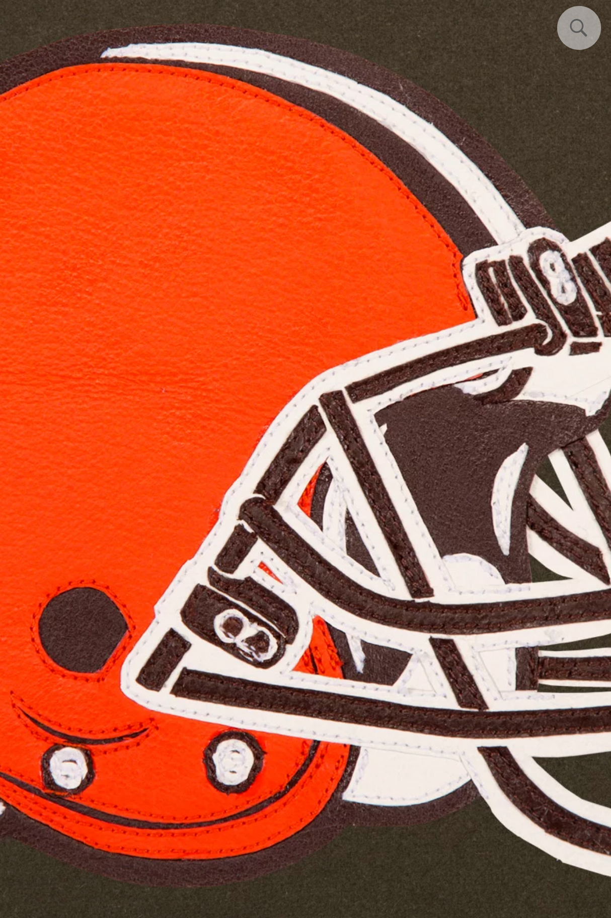 Cleveland Browns Hand Crafted Leather Solid Team Jacket