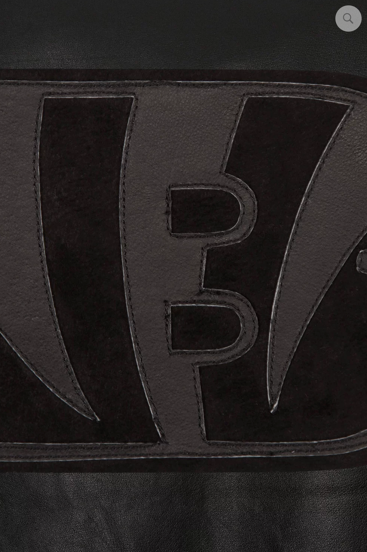 Cincinnati Bengals Hand Crafted Leather Tonal Jacket