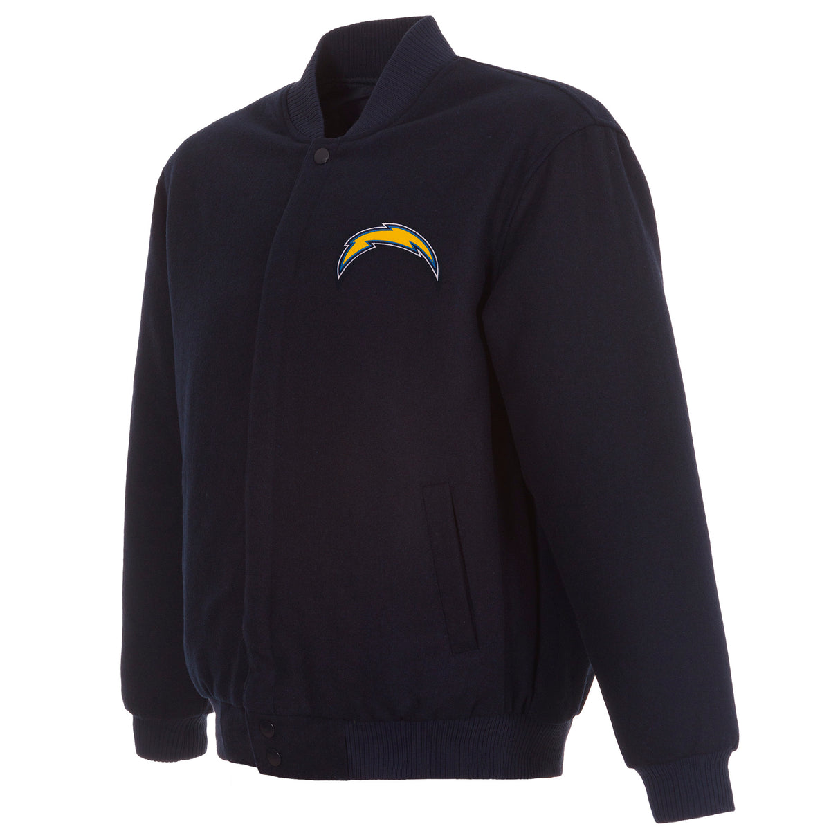 Los Angeles Chargers All-Wool Reversible Jacket (Front and Back Logos)