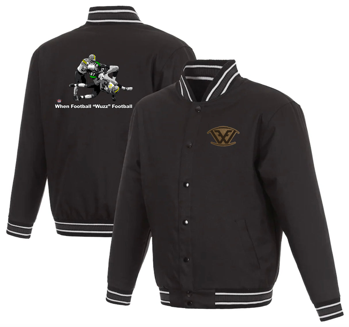 When Football "Wuzz" Football Wrecking Crew Jacket