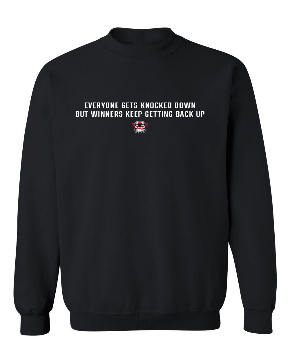 Winners Keep Getting Back Up Pullover Sweatshirt