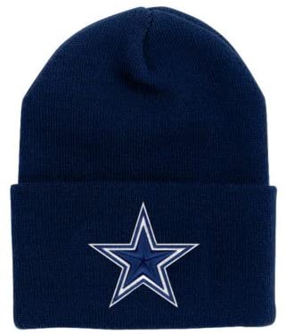 Men's Dallas Cowboys Navy Primary Logo Cuffed Knit Hat