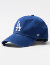 47 BRAND Los Angeles Dodgers 47 Clean Up Strapback Hat - Deep Royal
