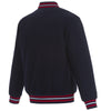 LOS ANGELES ANGELS REVERSIBLE WOOL JACKET - NAVY