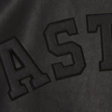 HOUSTON ASTROS FULL LEATHER JACKET - BLACK/BLACK
