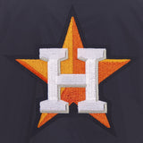 HOUSTON ASTROS JH DESIGN LIGHTWEIGHT NYLON BOMBER JACKET – NAVY