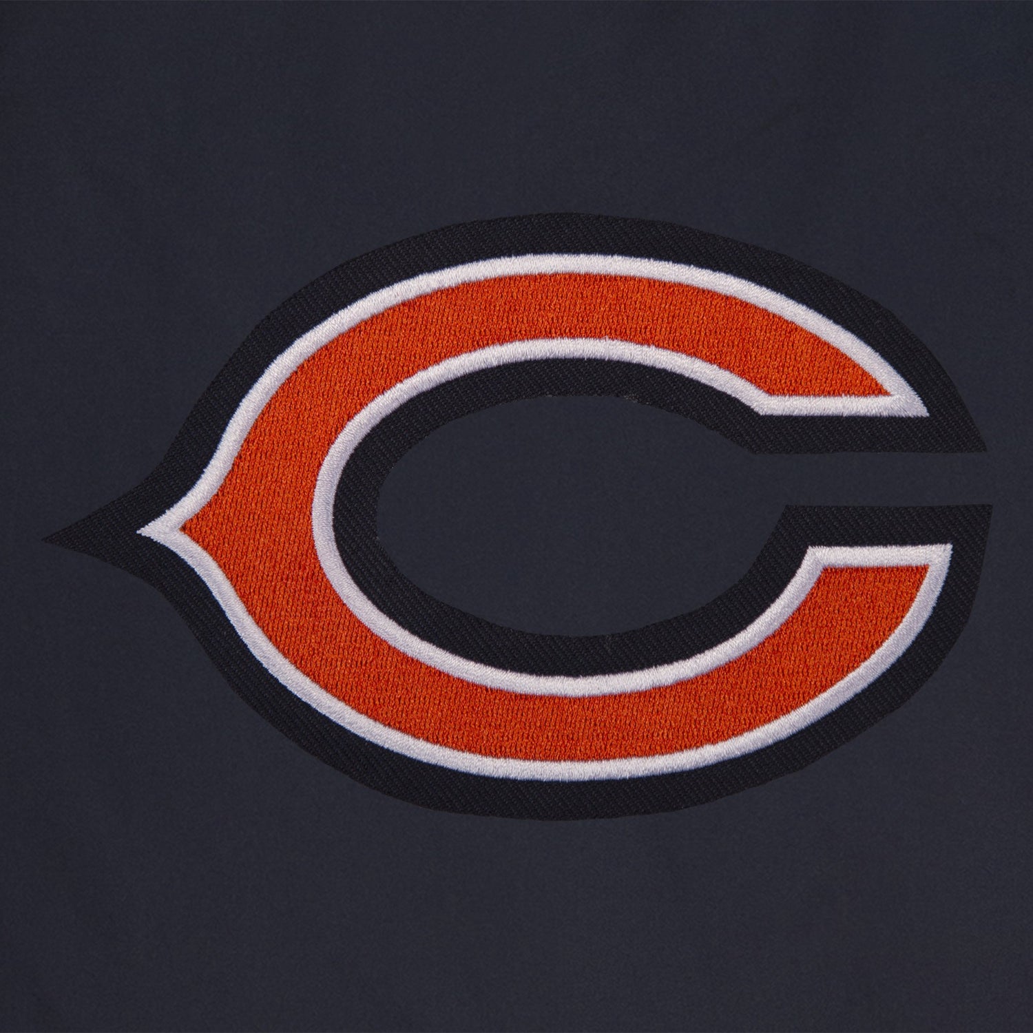 CHICAGO BEARS REVERSIBLE WOOL JACKET - NAVY