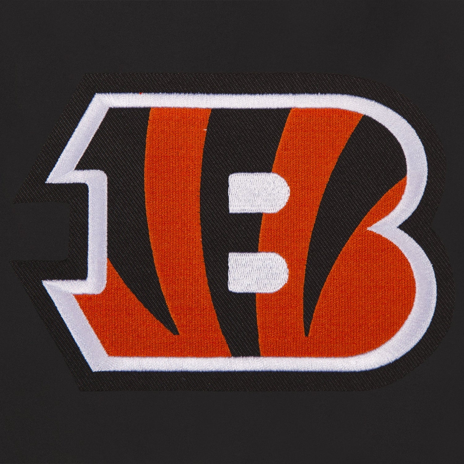 CINCINNATI BENGALS REVERSIBLE WOOL JACKET - BLACK