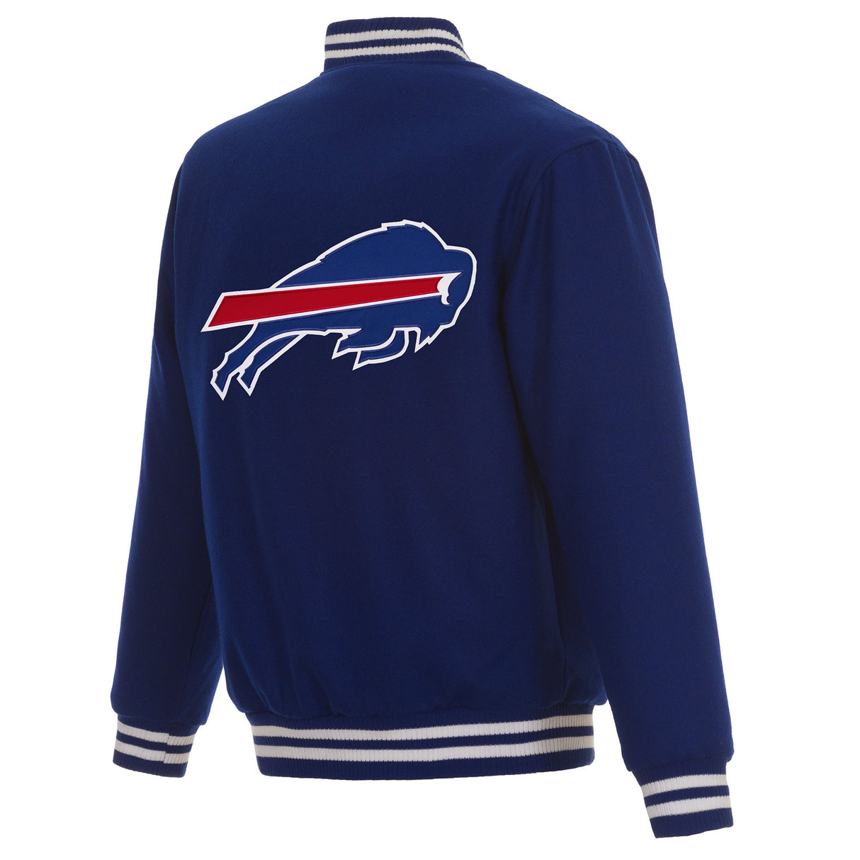 BUFFALO BILLS REVERSIBLE WOOL JACKET - ROYAL