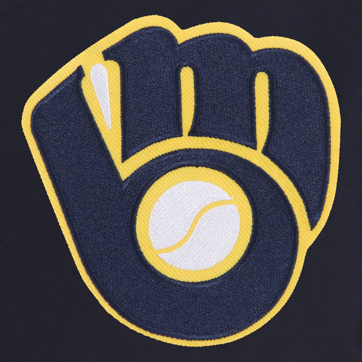 MILWAUKEE BREWERS REVERSIBLE WOOL JACKET - NAVY