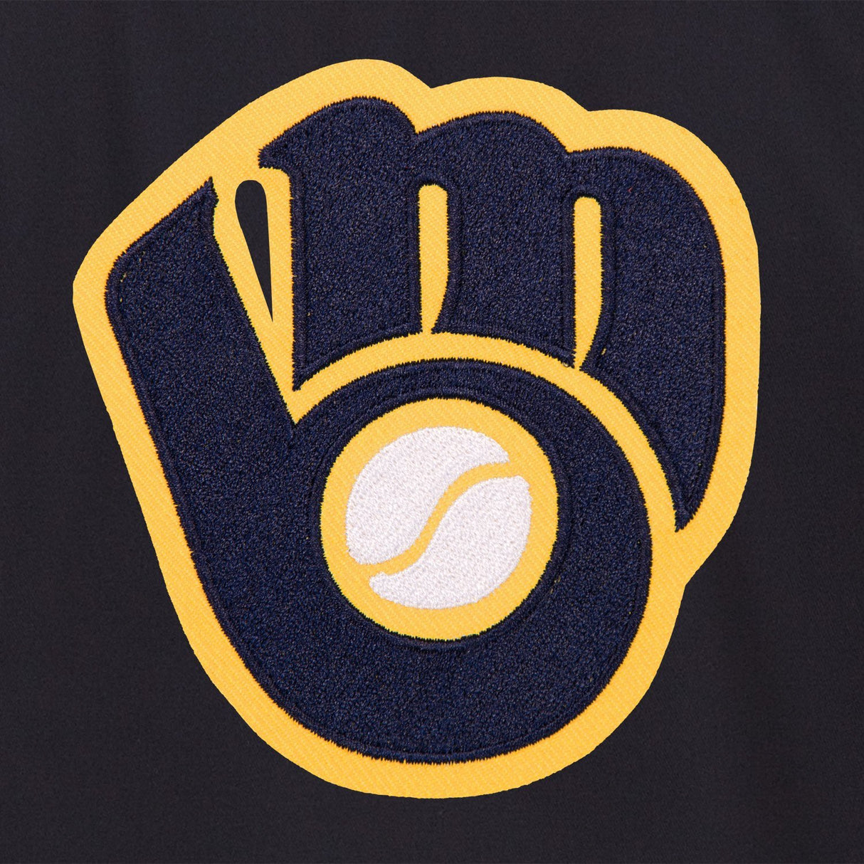 MILWAUKEE BREWERS COTTON TWILL WORKWEAR JACKET - NAVY