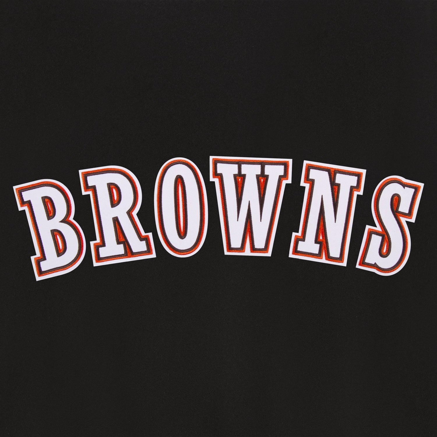 CLEVELAND BROWNS REVERSIBLE WOOL JACKET - BLACK