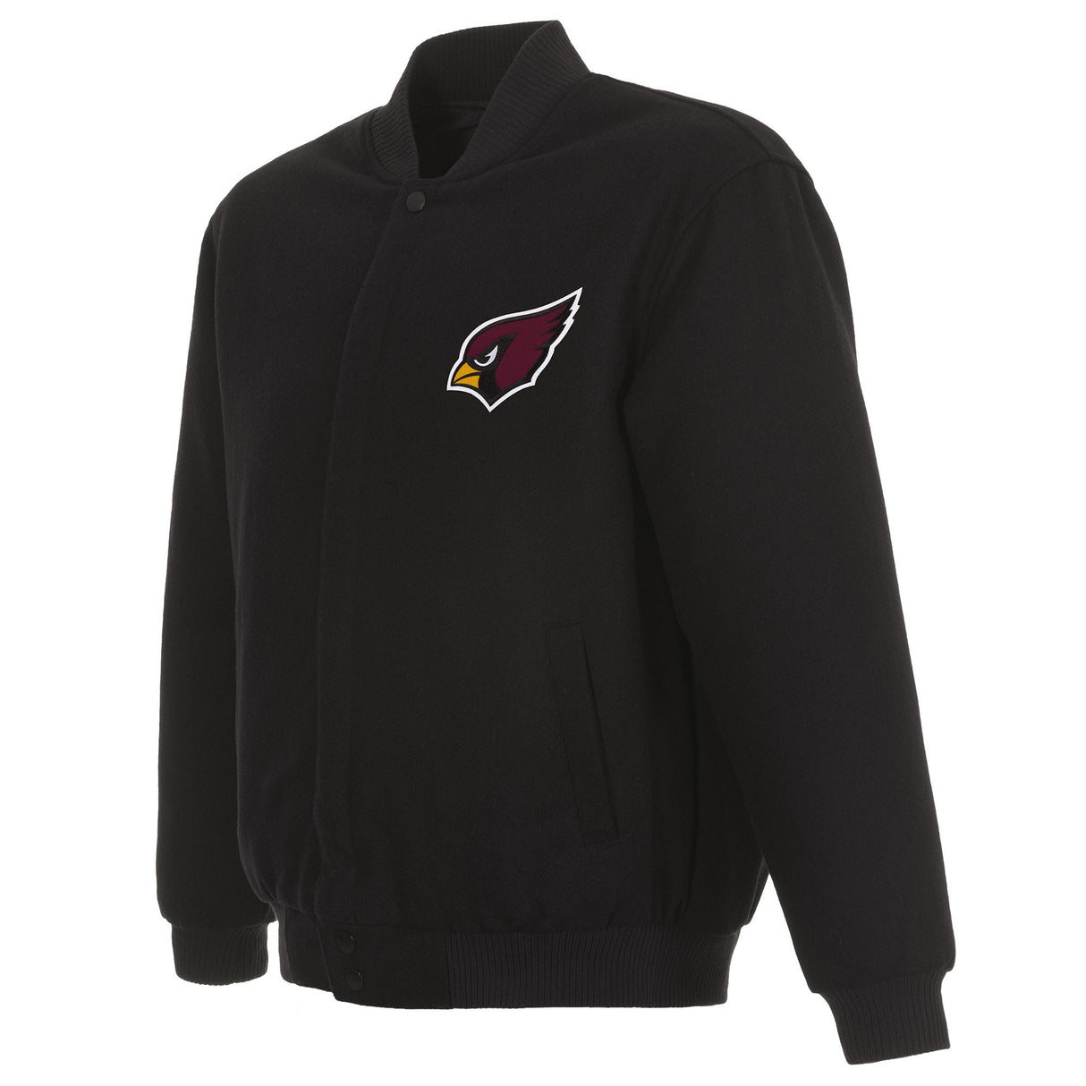 ARIZONA CARDINALS REVERSIBLE WOOL JACKET - FRONT & BACK LOGO