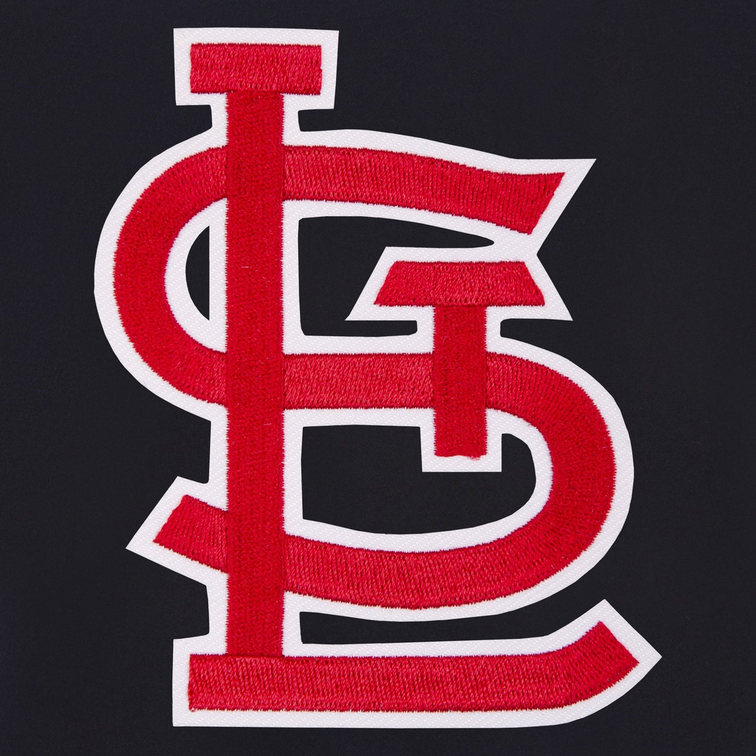 ST. LOUIS CARDINALS REVERSIBLE WOOL JACKET - BLACK