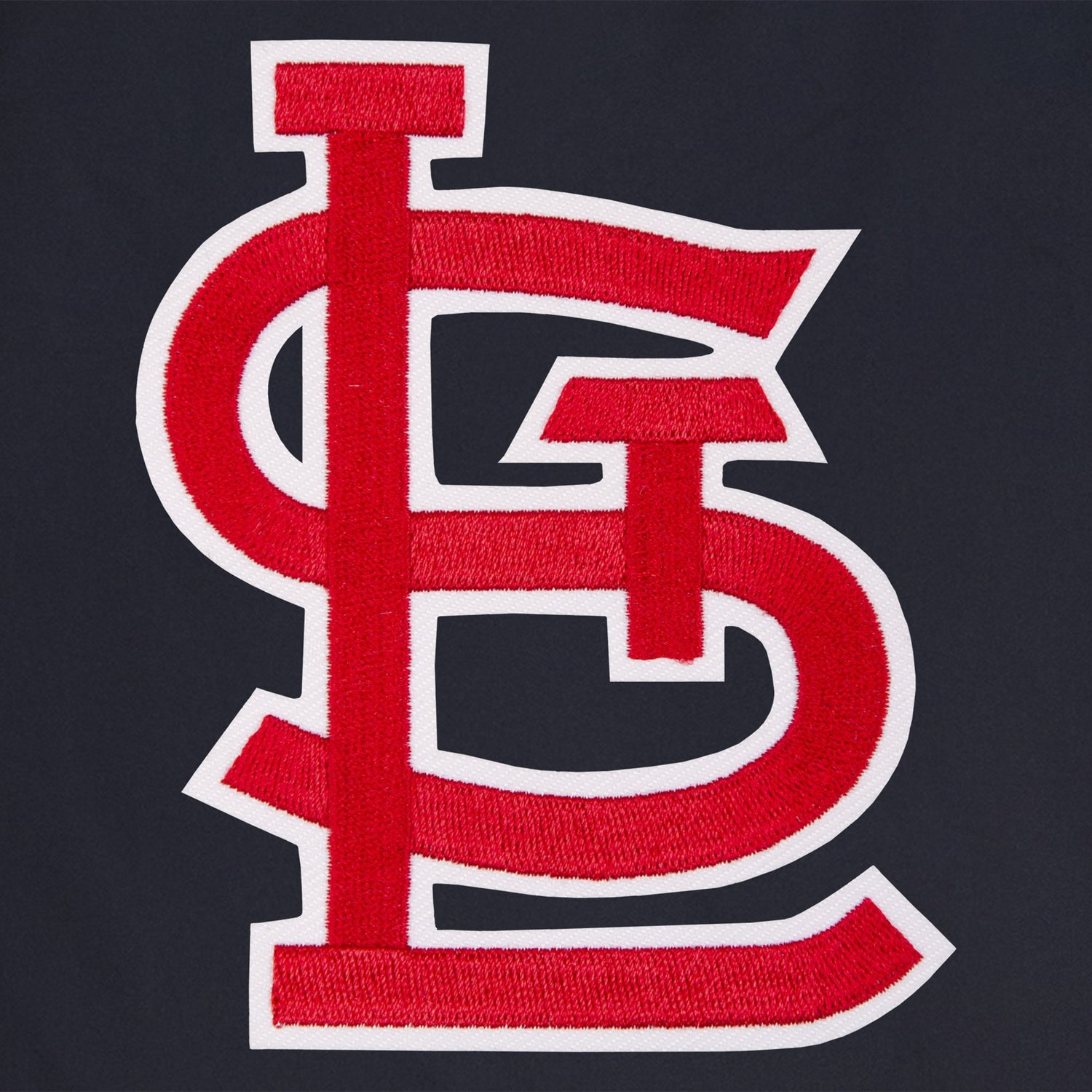 ST. LOUIS CARDINALS REVERSIBLE WOOL JACKET - BLACK