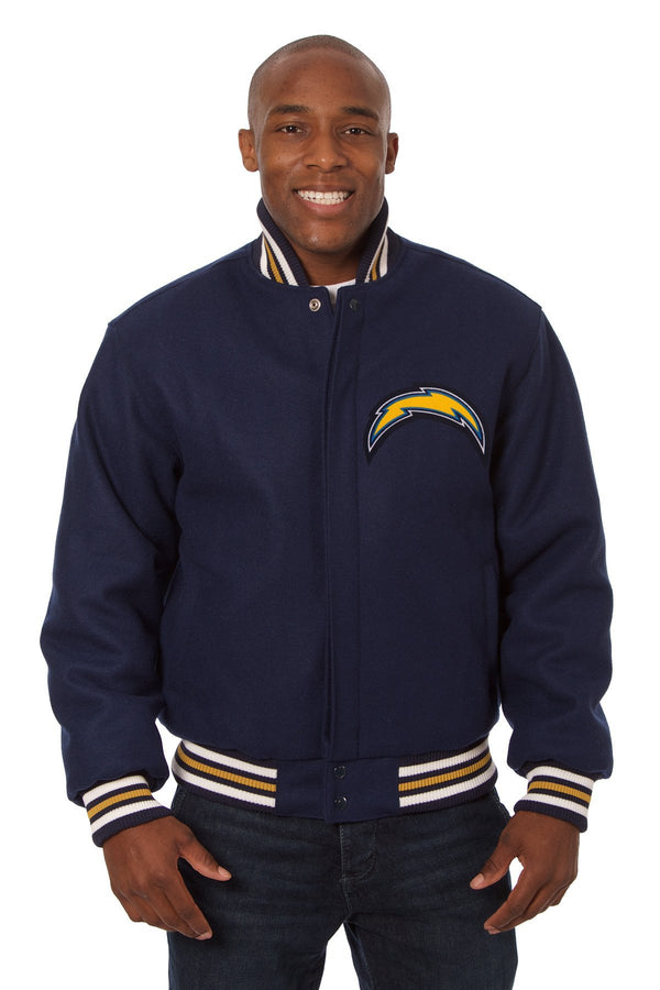 Los Angeles Chargers Embroidered Wool Jacket