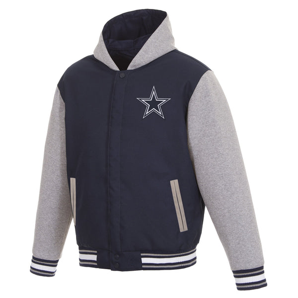 Dallas Cowboys Reversible Poly-Twill Hooded Jacket
