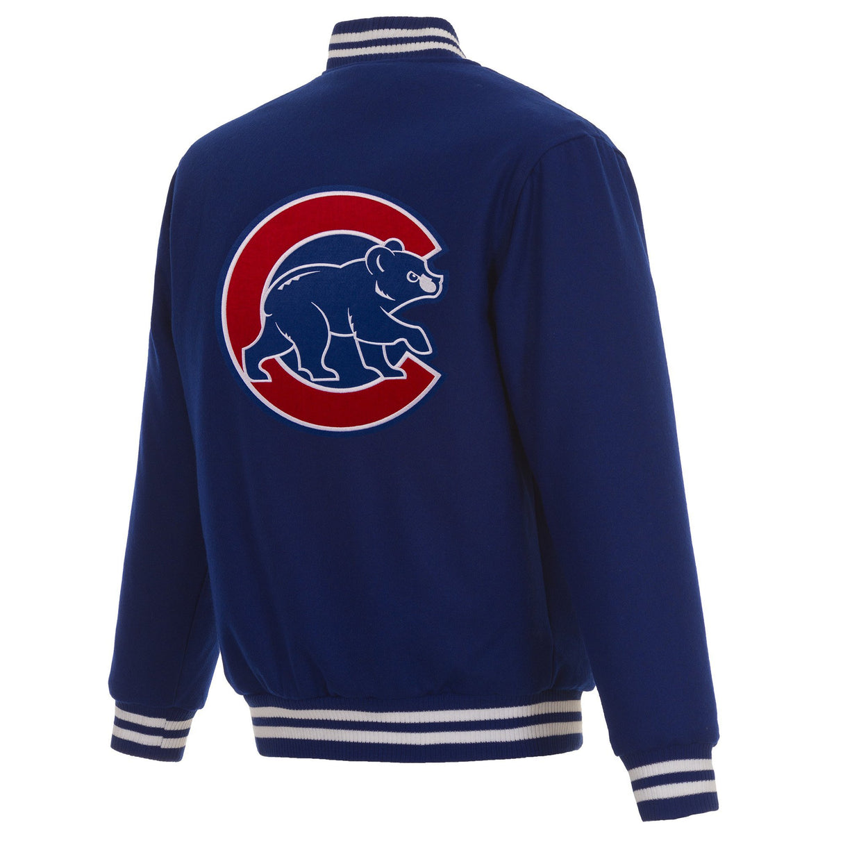 CHICAGO CUBS REVERSIBLE WOOL JACKET - ROYAL BLUE
