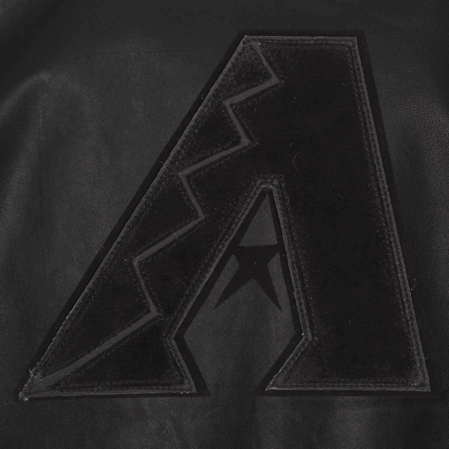 ARIZONA DIAMONDBACKS FULL LEATHER JACKET - BLACK/BLACK