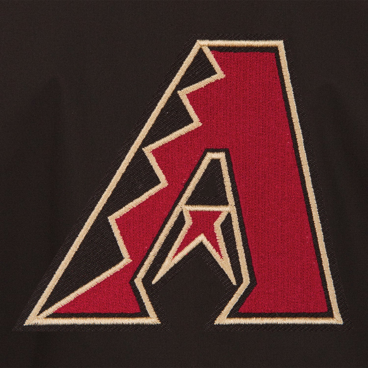 ARIZONA DIAMONDBACKS COTTON TWILL WORKWEAR JACKET - BLACK