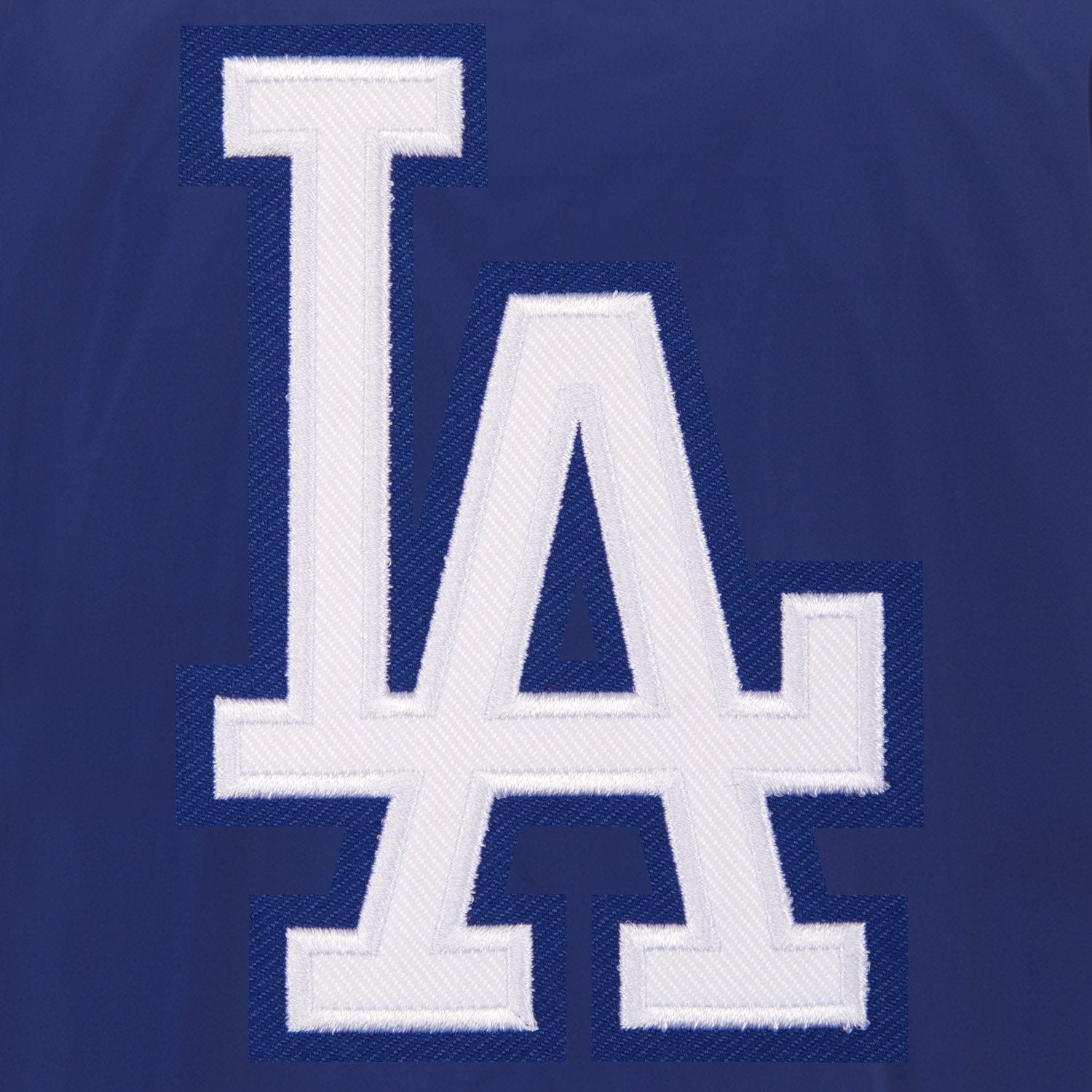 Los Angeles Dodgers JH Design Full-Snap Pollytwill Varsity Jacket - Royal