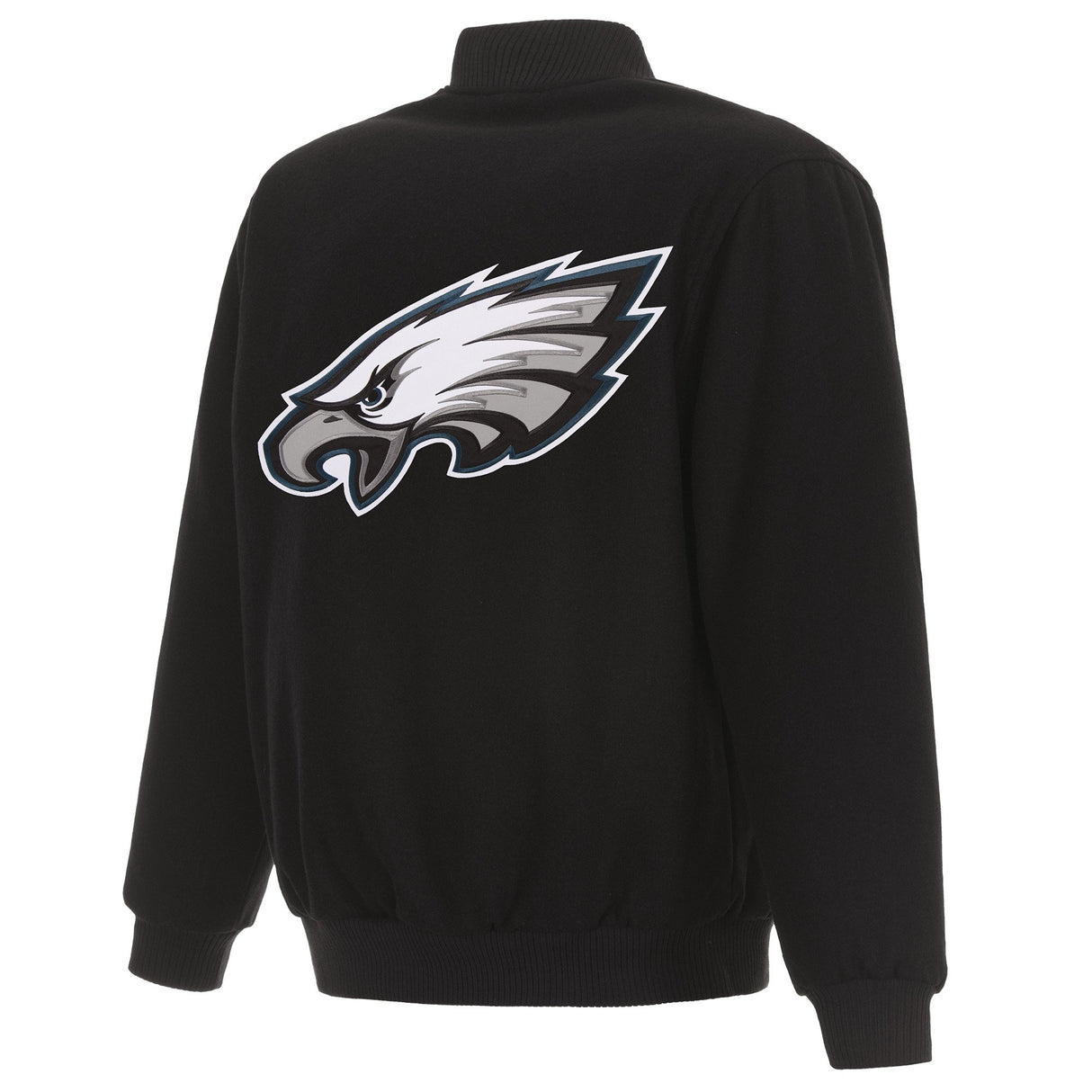 PHILADELPHIA EAGLES REVERSIBLE WOOL JACKET - BLACK