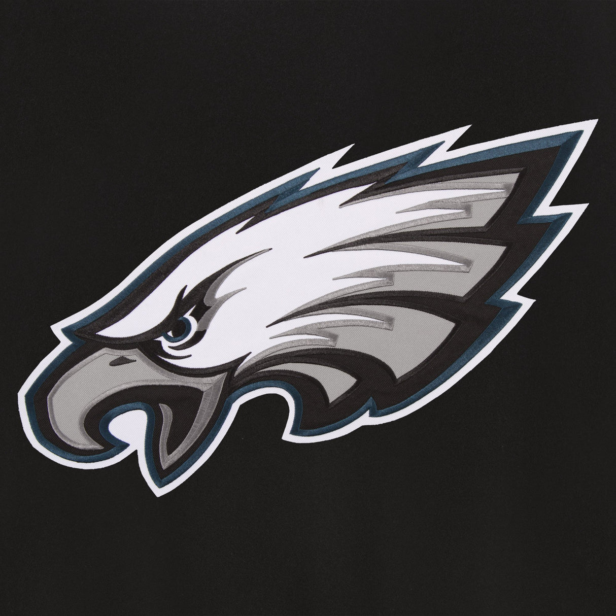 PHILADELPHIA EAGLES REVERSIBLE WOOL JACKET - BLACK