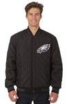 Philadelphia Eagles Reversible Wool and Leather Jacket