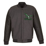 Philadelphia Eagles Wool and Leather Jacket
