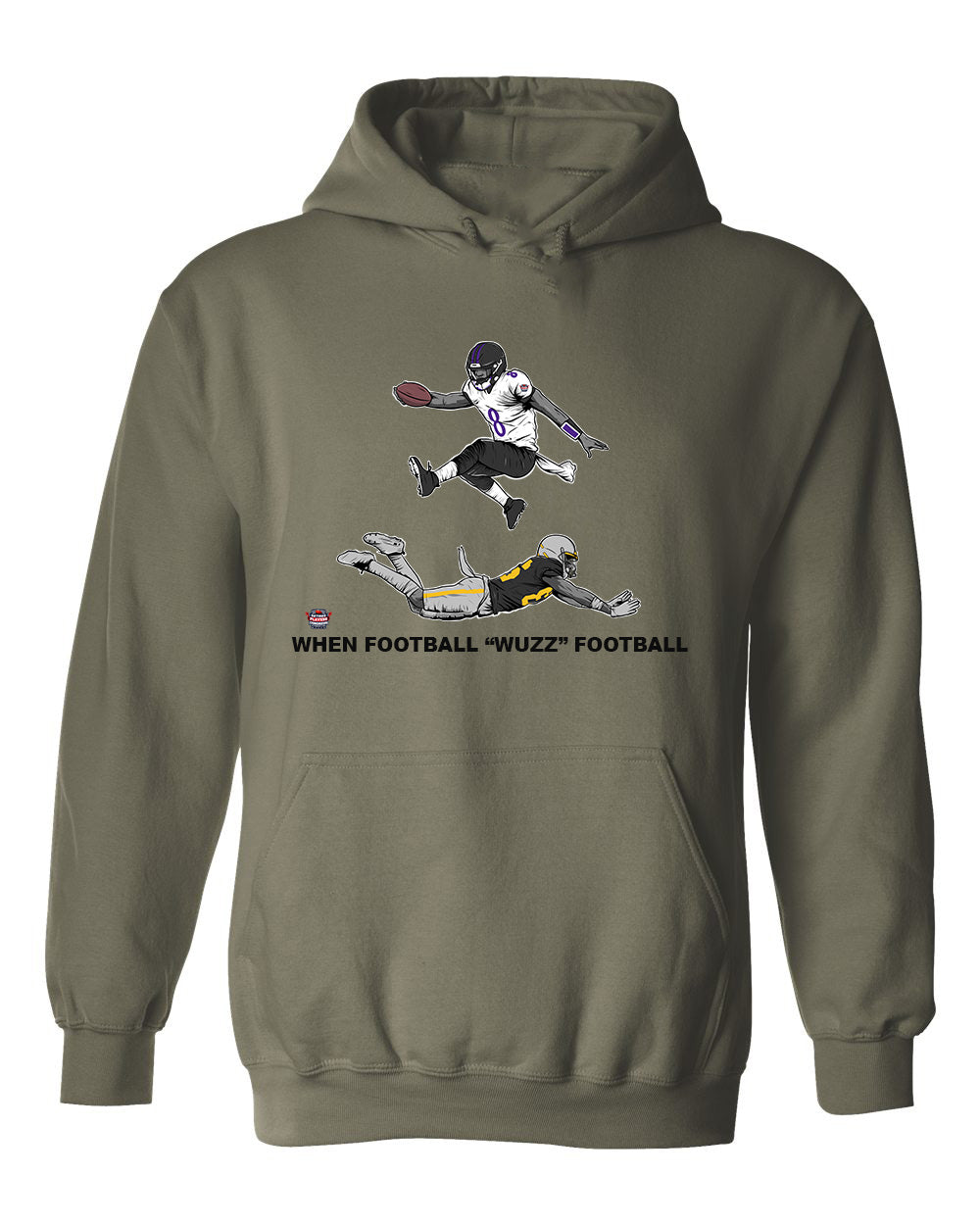 When Football "Wuzz" Football Series 2 High Flyer This Hoodie