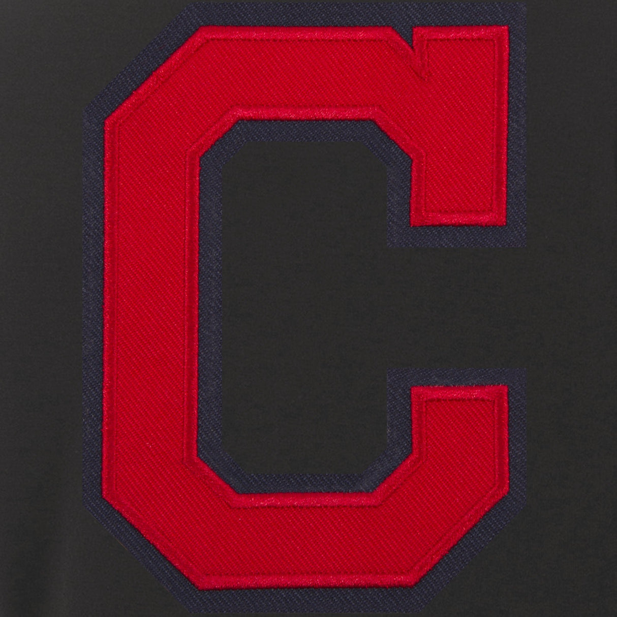 CLEVELAND GUARDIANS JH DESIGN REVERSIBLE WOMEN FLEECE JACKET - BLACK