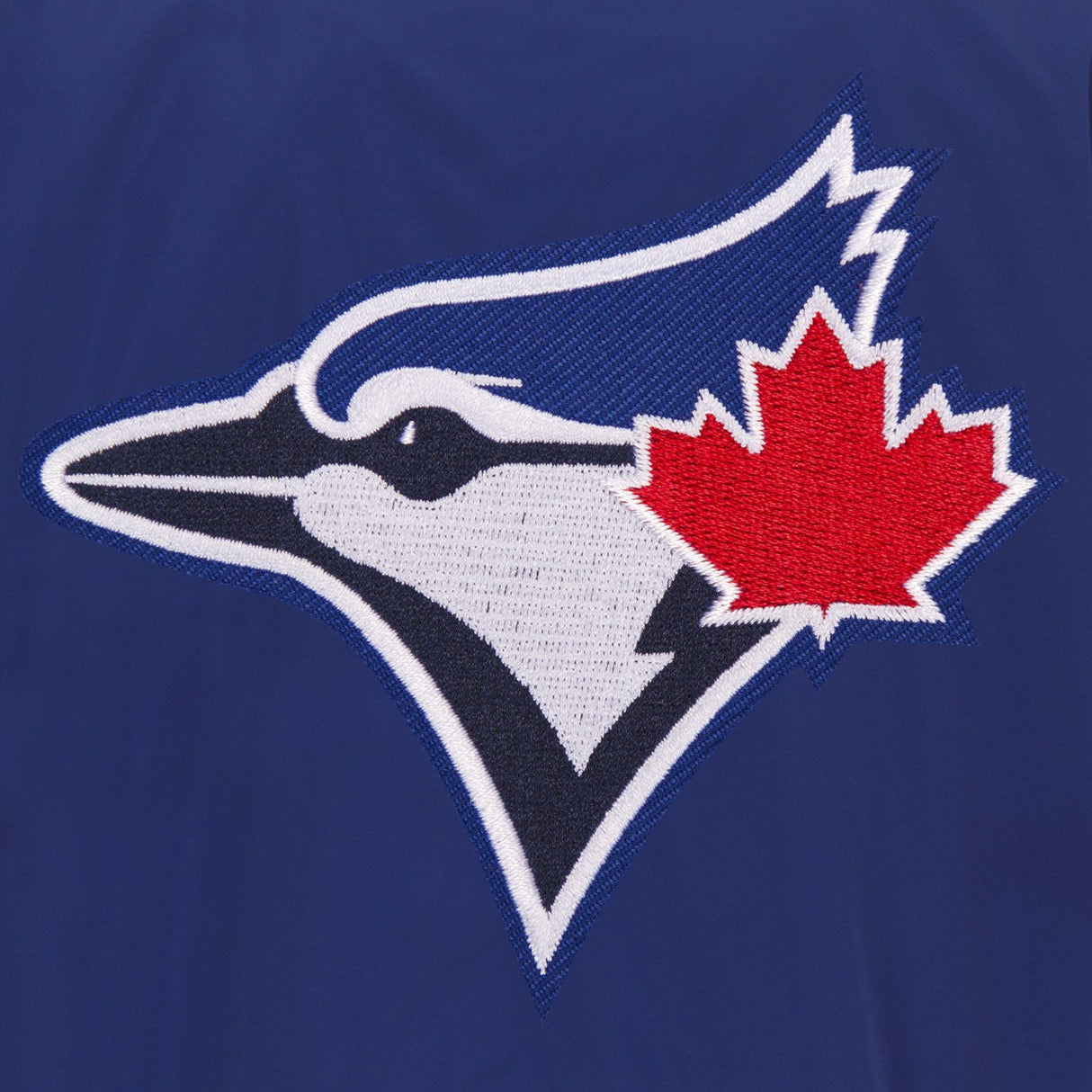 TORONTO BLUE JAYS JH DESIGN LIGHTWEIGHT NYLON BOMBER JACKET – ROYAL