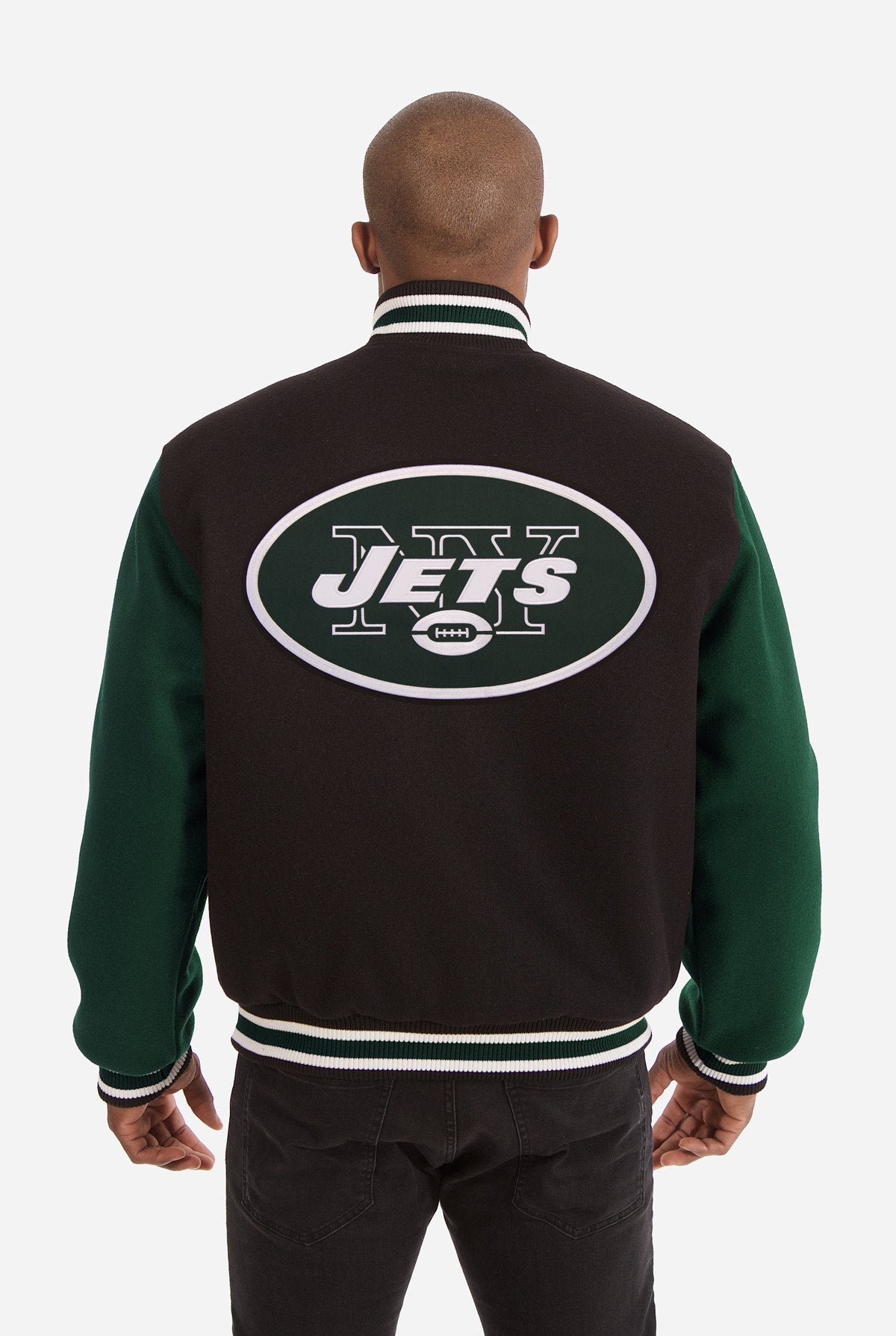 New York Jets Embroidered Wool Jacket