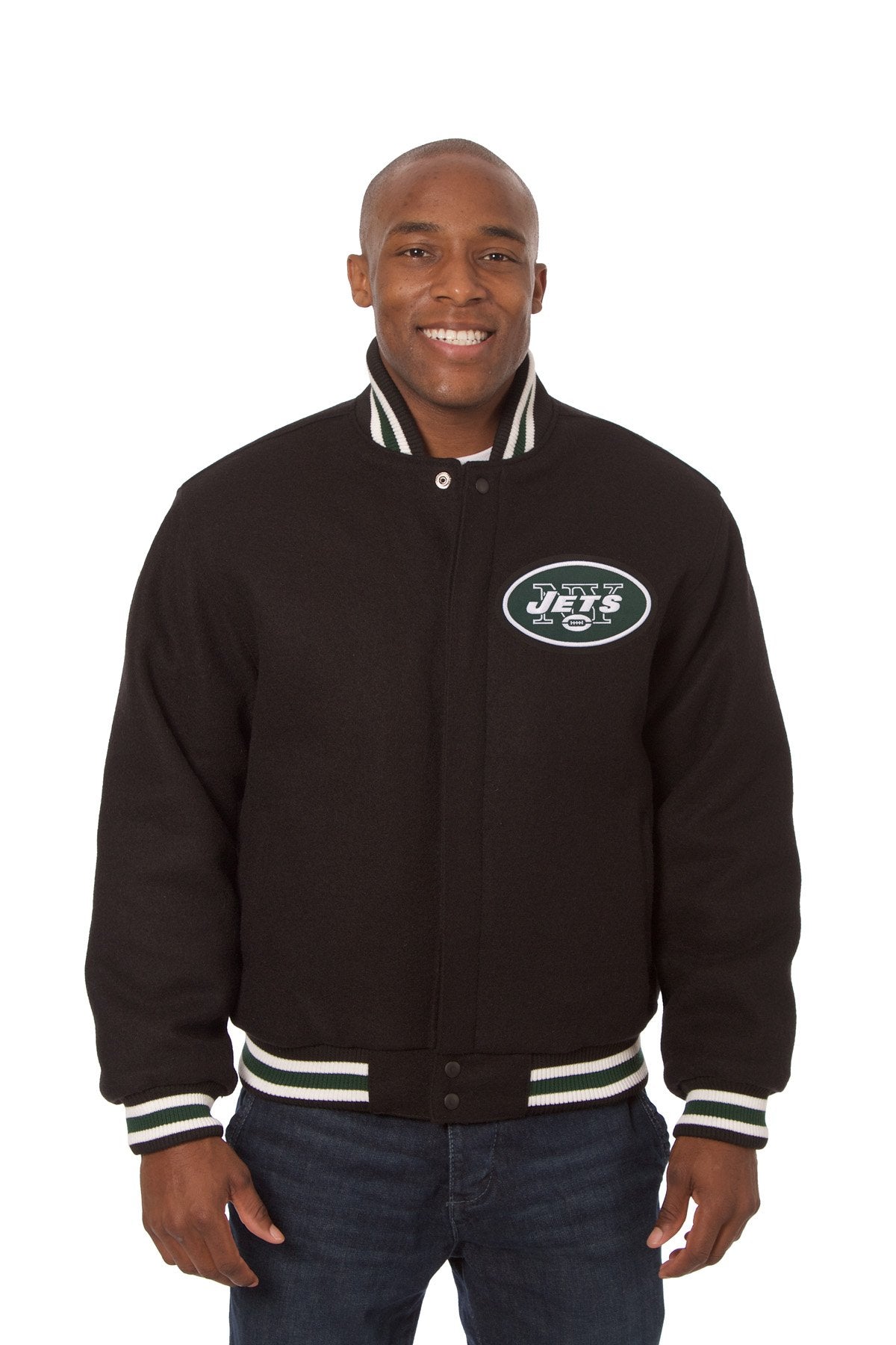 New York Jets Embroidered Wool Jacket