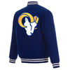 Los Angeles Rams Reversible Wool Jacket - Royal