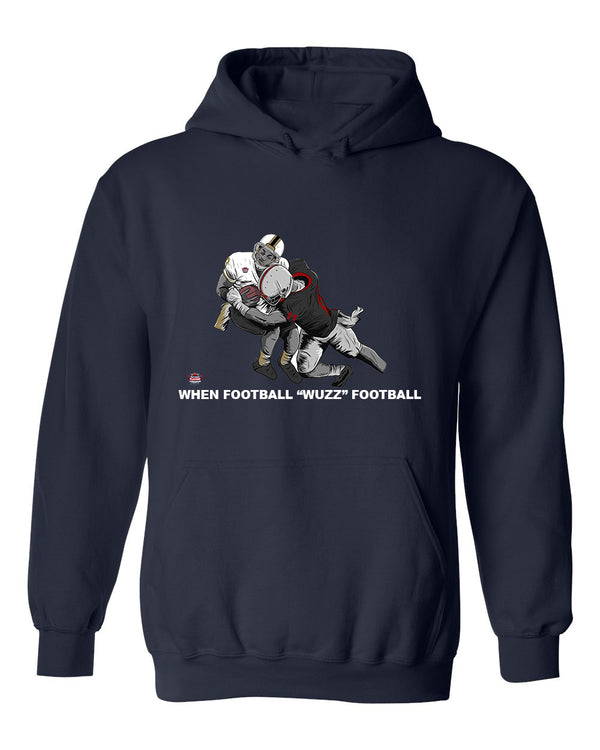 When Football "Wuzz" Football Series 2 Lights Out This Hoodie