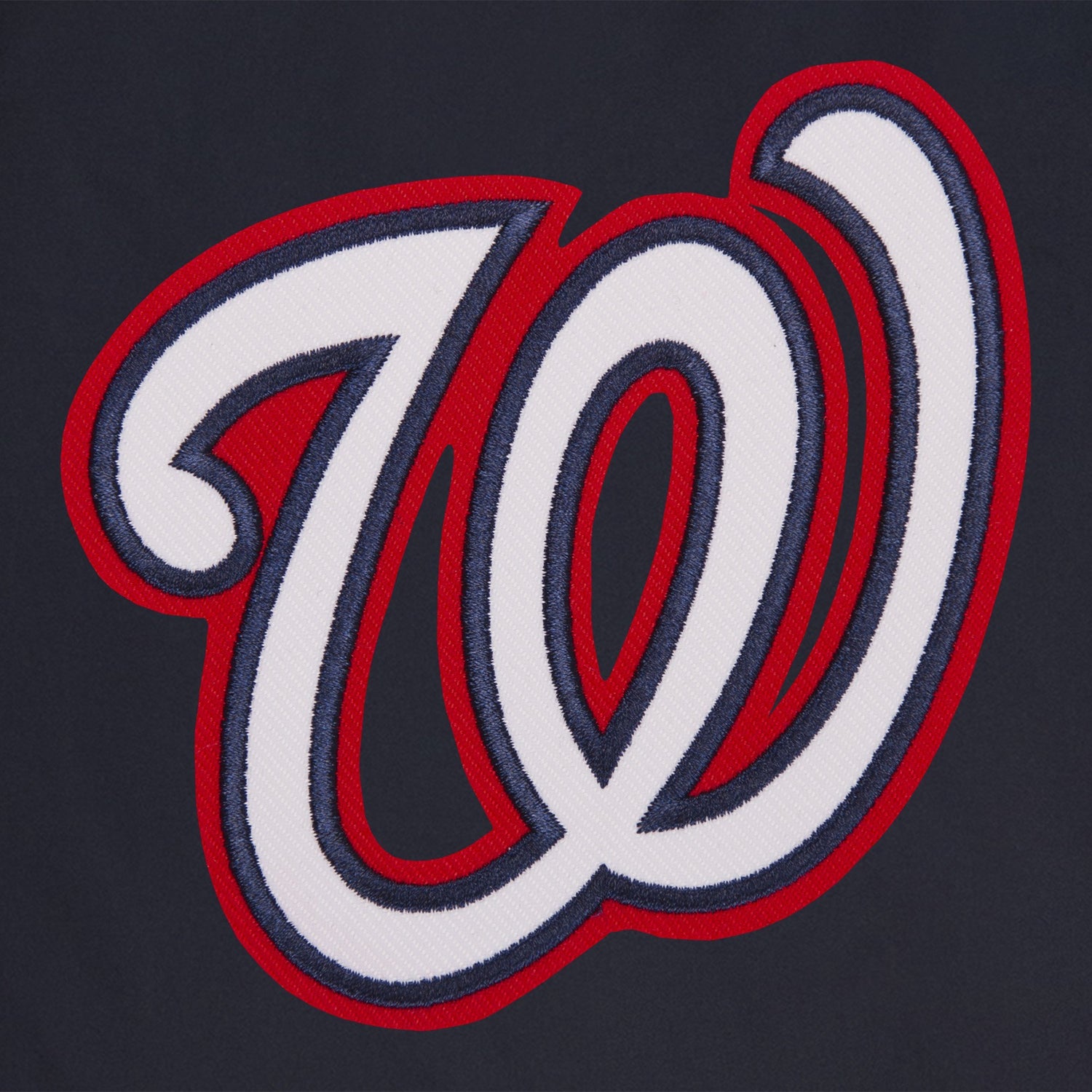 WASHINGTON NATIONALS REVERSIBLE WOOL JACKET - NAVY