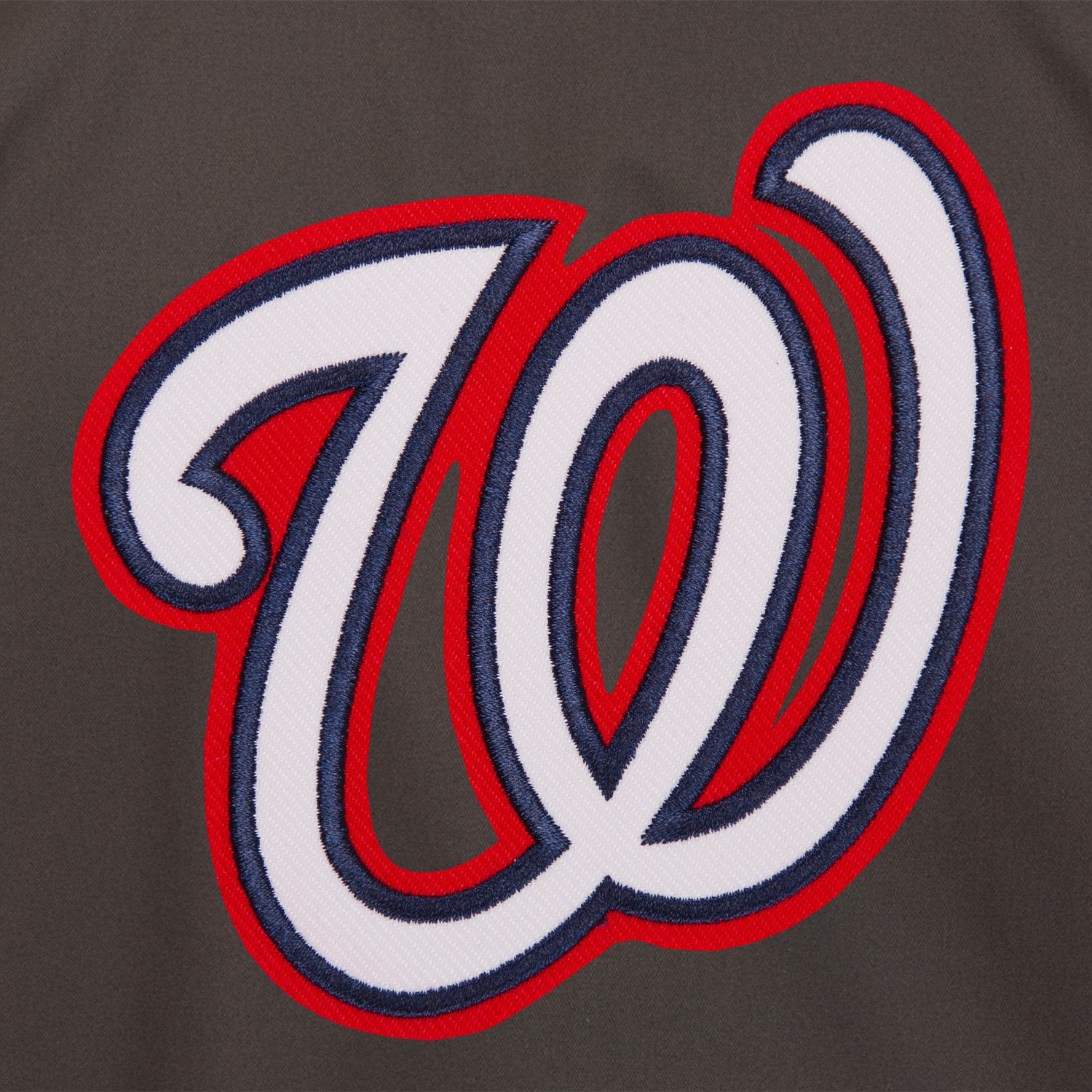 WASHINGTON NATIONALS COTTON TWILL WORKWEAR JACKET - CHARCOAL