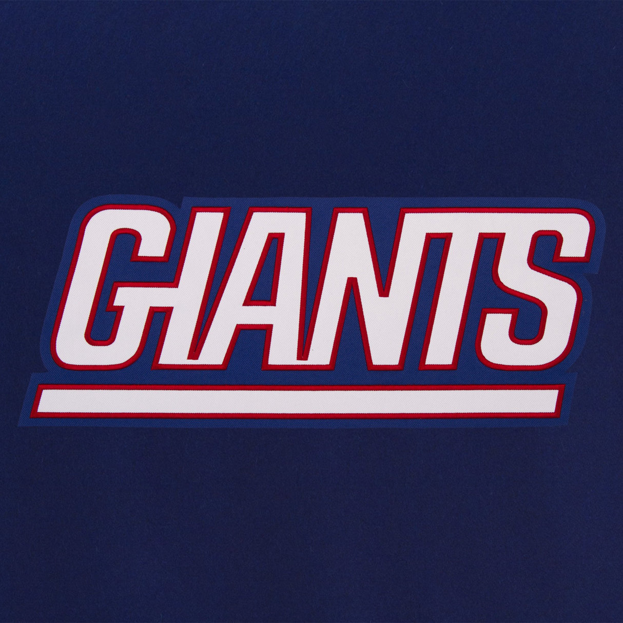 NEW YORK GIANTS REVERSIBLE WOOL JACKET - ROYAL BLUE
