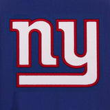 NEW YORK GIANTS JH DESIGN WOOL REVERSIBLE FULL-SNAP JACKET – ROYAL