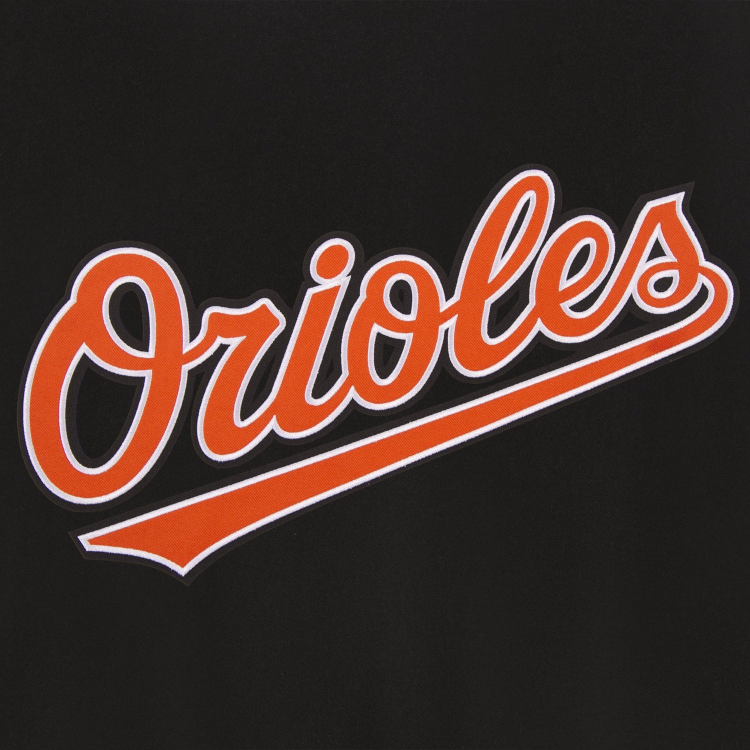 BALTIMORE ORIOLES REVERSIBLE WOOL JACKET - BLACK
